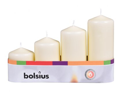 355990 svicky adventni stupnovite mat d5x6 8 10 12cm 4ks