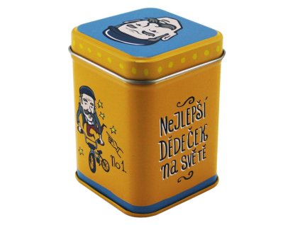 368303 gifty city krabicka plechova 6x6x8 4 cm nejlepsi dedecek