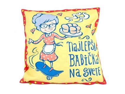 368393 gifty city povlak na polstar 40x40 cm mikroplys najlepsia babicka sk