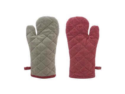 368612 home elements chnapka s magnetem z recyklovane bavlny 18 x 32 cm bezova a cervena