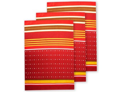 368759 home elements sada 3 uterek 50 70 cm vzory cervene