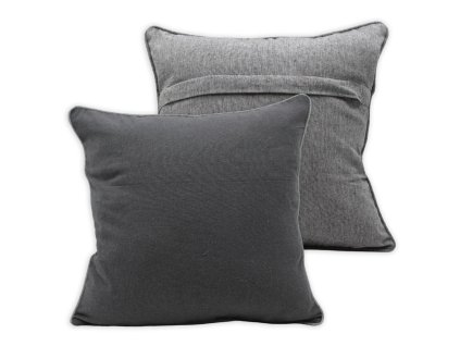 369278 home elements povlak na polstar s lemem tmave a svetle seda z recyklovane bavlny
