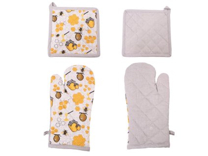 369755 home elements chnapka s magnetem a podlozka 18 32 20 20 cm vcelka