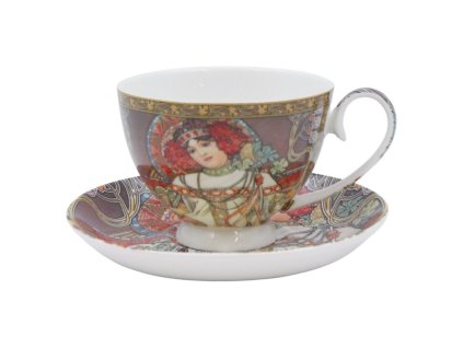 370073 home elements hrnek 250 ml s podtackem mucha podzim