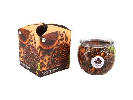 370202 arome svicka 90 g ve skle a flower boxu coffee bean