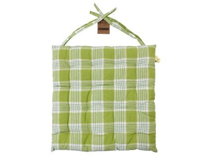 370301 home elements podsedak prosivany 40 40 cm bilozelene karo