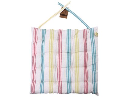 370304 home elements podsedak prosivany 40 40 cm barevne pruhy