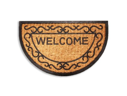 370712 home elements rohoz pp kokos pulkruh welcome 45x75 cm