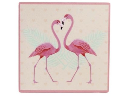 370922 home elements podtacek 11 cm keramika plamenaci ruzova