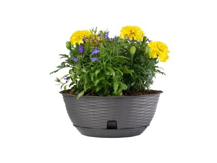 371675 bama kvetinac paglia 40cm antracit