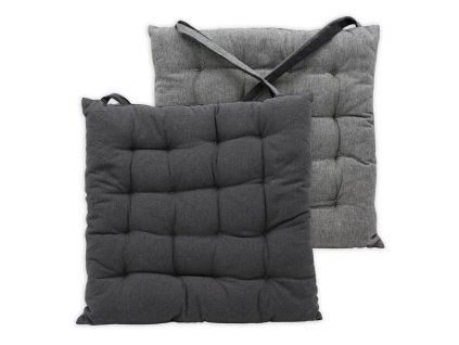372092 home elements podsedak z recyklovane bavlny 40 x 40 cm tmave a svetle seda