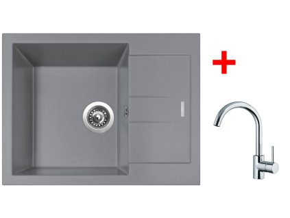 374252 sinks amanda 650 nanogrey mix 35