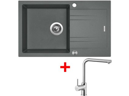 375017 sinks linea 780 xc titanium elka