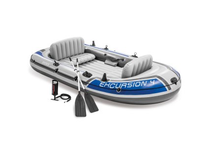 387467 intex nafukovaci clun excursion 4 set 315 x 165 x 43 cm