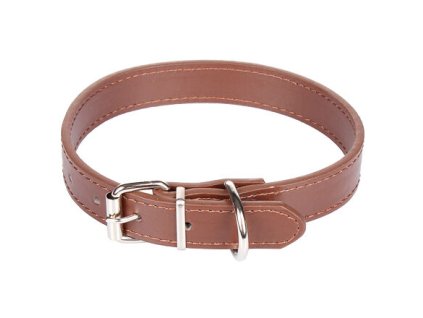 209829 3 dog leash obojek pro psy hneda rozmer xs