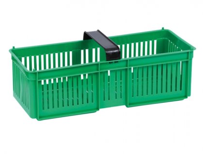 236265 1 kosik na jahody plastovy zeleny 38cm