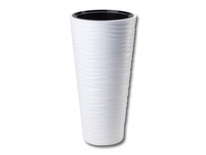 217221 obal na kvetnik sahara slim plastovy matny d40x79cm