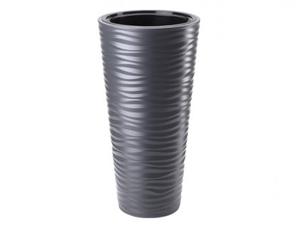 235242 1 obal na kvetnik sahara slim plastovy matny d30x56cm