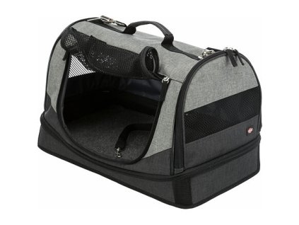 242580 transportni taska pelisek holly 50x30x30 cm nylon cerno seda