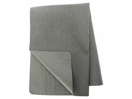 Ručník s vysokou absorbcí v plastovém obalu 66 x 43 cm šedá
