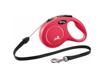 243756 flexi new classic s snura 8 m max 12kg cervena