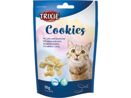 246444 cookies s lososem a catnipem 50 g