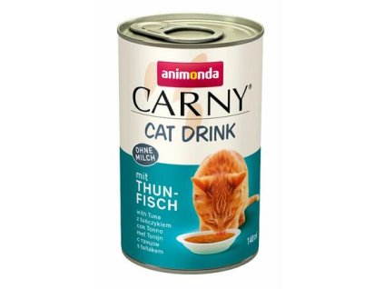 251859 carny cat drink napoj pro kocky s tunakem 140 ml
