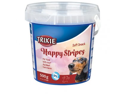 237726 soft snack happy stripes hovezi pasky kyblik 500 g