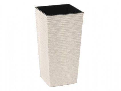 218250 obal na kvetnik finezia prouti eco plastovy 30x30x57cm