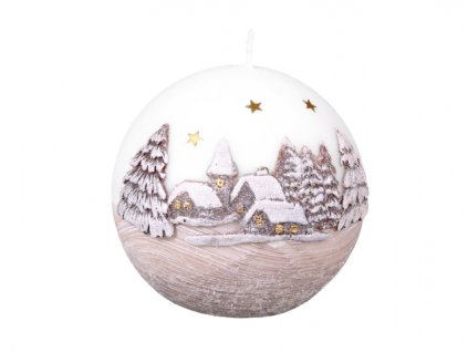235854 1 svicka zimni sen koule dioda vanocni d10cm
