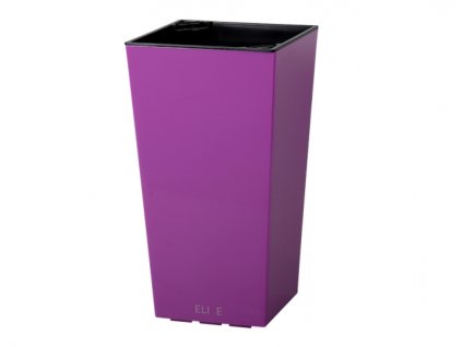 258219 1 obal na kvetnik elise plastovy leskly 15x15x26cm