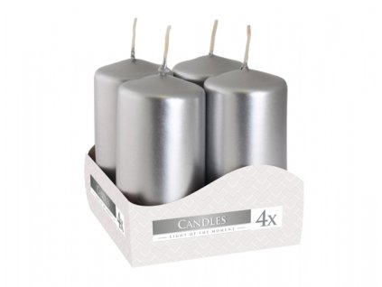 259158 1 svicka adventni metalicka leskla d4x8cm 4ks