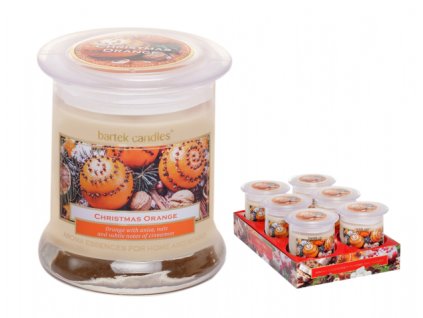 96138 svicka ve skle vanocni pomeranc vonna 260g