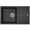 133213 sinks linea 780 n metalblack drez granitovy s odkapem sifon