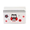 368294 home elements stojan na ubrousky sova cerna