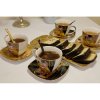368528 4 home elements sada 6 ks salky 250 ml s podsalky a lzickami klimt polibek tmavy