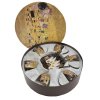 368528 1 home elements sada 6 ks salky 250 ml s podsalky a lzickami klimt polibek tmavy