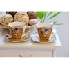 368531 2 home elements sada 6 ks salky 250 ml s podsalky a lzickami klimt polibek zlaty