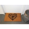 370163 3 home elements rohoz z kokosovych vlaken srdce z tlapek 43x73 cm