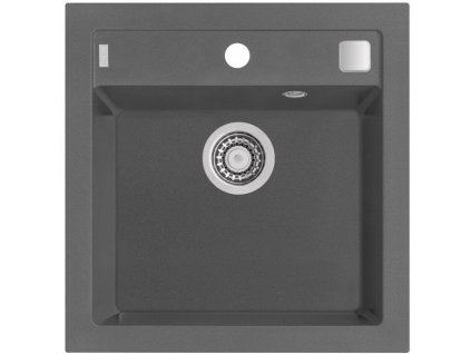 223410 7 alveus formic 20 steel drez granitovy bez odkapu pop up sifon
