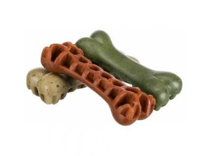 250452 denta fun veggie honey comb bone 40ks kosticka s morskou rasou 12 cm 58g