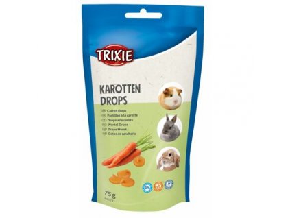 251127 carrot drops mrkvove dropsy pamlsek pro hlodavce 75 g