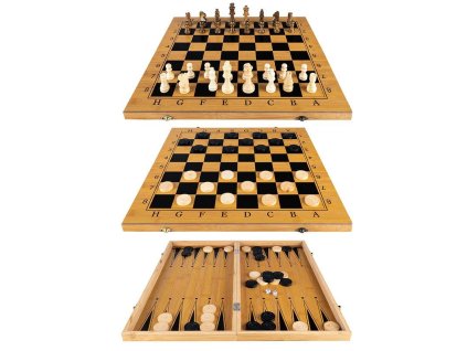 B10A1 3V1 Hra Šachy Dama Backgammon