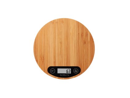 K741D5 Dřevěná Kuchynská Váha 5Kg