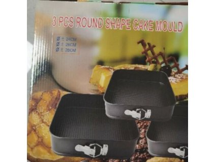 AG670C FORMA NA PEČENIE 3KS. 24,26,28CM