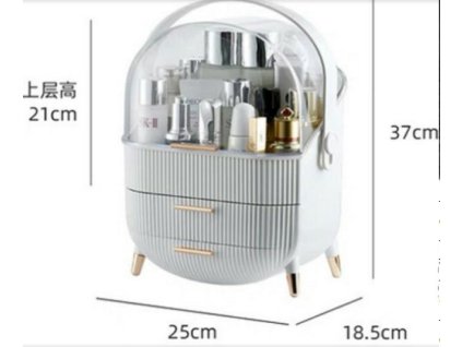 DA118 BIELA KOZMETIKA ŠPERKOVNICE