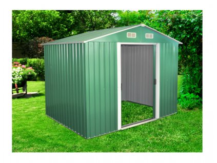 Domček STANLEY Aj záhradný pozink zelený 4,1m2 1,7x2,4x1,9m