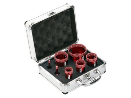 Sada vykružovacích diamantových koruniek 6/8/25/35/40/50/68mm FESTA INDUSTRY