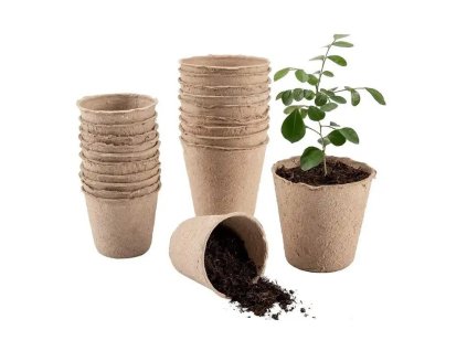 sadbovač papierový pr. 8x8 cm, bal. 20 ks