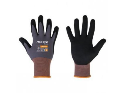 144732 rukavice ochranne 9 flex grip sandy nitryl